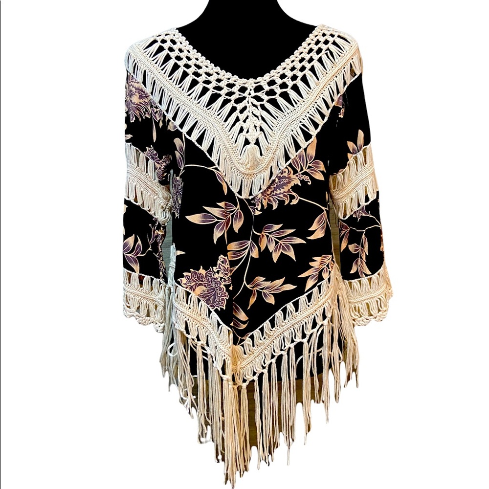 Color swatch crochet top